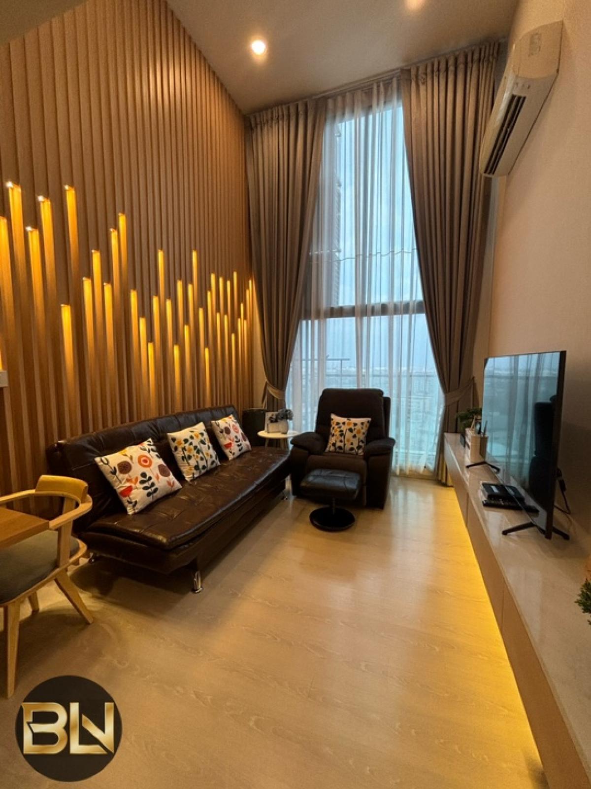 For SaleCondoVipawadee, Don Mueang, Lak Si : Selling at a loss!! Condo for sale, corner room, beautiful condition, fully furnished, Knightsbridge Phaholyothin-Interchange