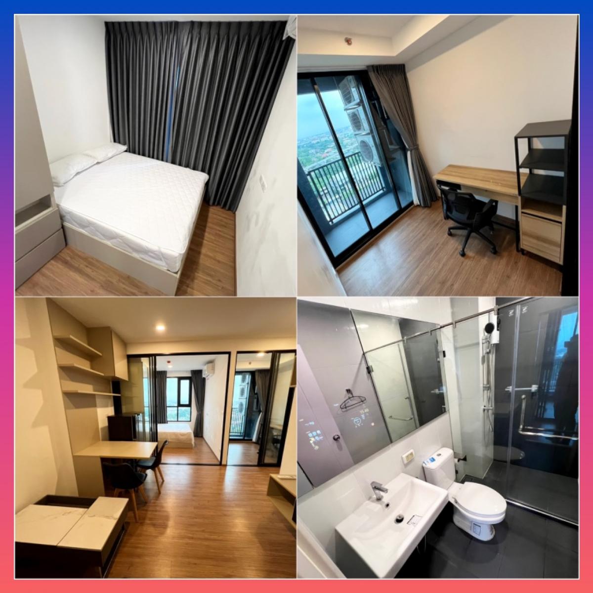 For RentCondoMin Buri, Romklao : Origin Origin Ramkhamhaeng 209 Condo for rent near Kasembandit, Ramkhamhaeng, Bangchan, Big C, Lotus, Minburi, Suwinthawong, Seri Thai