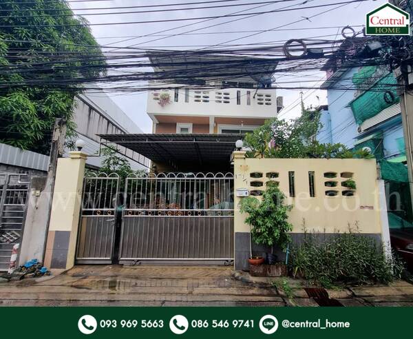 For SaleHouseSathorn, Narathiwat : 3-storey detached house, Charoen Krung 57, Sathorn, near BTS Surasak