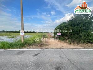 For SaleLandAng Thong : Land near the Pai Chamsin Subdistrict Administrative Organization, Wichian District, Ang Thong, area 10 rai 2 ngan 40 square wa.