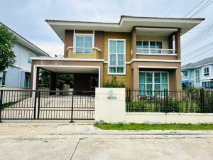 For SaleHouseMahachai Samut Sakhon : Single house for sale, Pruksa Village 6, Thian Thale 32