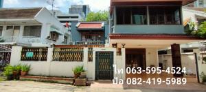 For SaleHouseRama9, Petchburi, RCA : Single house for sale in the city center