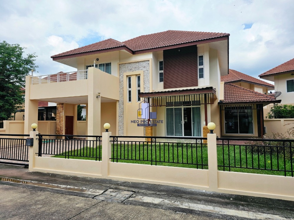 For SaleHouseKhon Kaen : House near Khon Kaen University, area 94.6 sq.w., usable area 230 sq.m., 4 bedrooms, 3 bathrooms