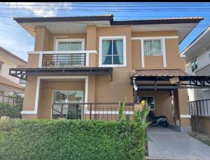 For RentHouseNawamin, Ramindra : Single house for rent, Lancio Wongwaen Ramintra project, 3 bedrooms, 2 bathrooms, fully furnished