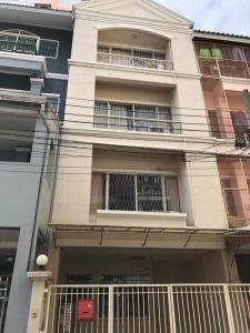 For RentTownhouseOnnut, Udomsuk : ⚡ For rent, 4-storey townhouse, Sukhumvit 101/1 Road, Soi Wachiratham Sathit 8, near BTS, size 17 sq m. ⚡