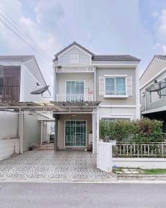 For SaleHouseSamut Prakan,Samrong : For sale: The Village Bangna-Wongwaen 3, size 3 bedrooms, 2 bathrooms, 28 sq.w. DBH-9-S081