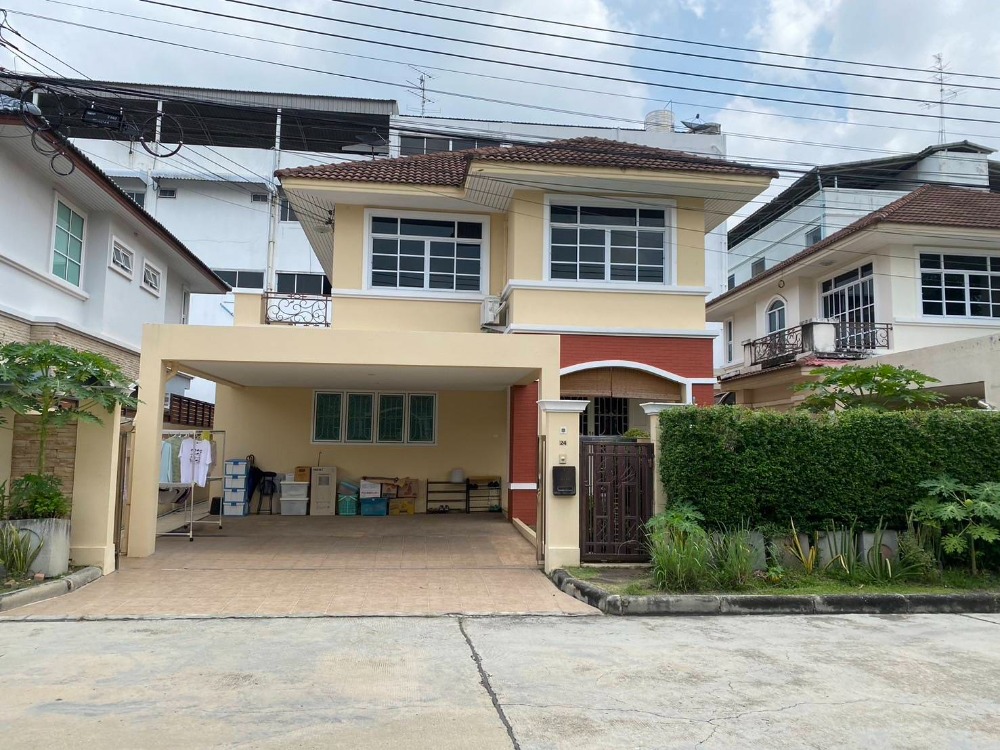 ขายบ้านอ่อนนุช อุดมสุข : 2-story detached house for sale, Imperial Park Sukhumvit 101/1, size 61 sq m., usable area 230 sq m., 5 bedrooms, 3 bathrooms, price 8.9 million.