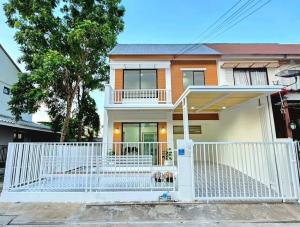 For SaleTownhouseNonthaburi, Bang Yai, Bangbuathong : Pruksa Village 54 (PTS7Y2N72T104 corner house, airy and comfortable, Soi Khlong Thanon, Bang Yai, Nonthaburi