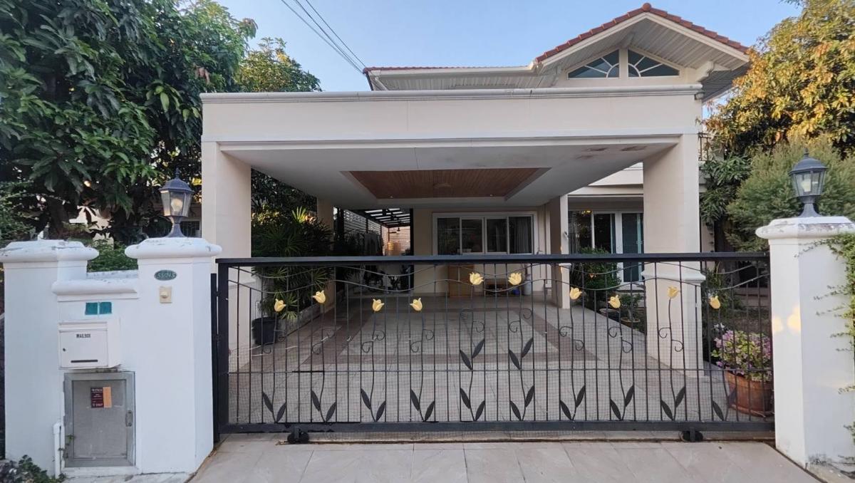 For SaleHousePathum Thani,Rangsit, Thammasat : Beautiful house for sale, 2-storey detached house, 3 bedrooms, 3 bathrooms at Supalai Garden Ville, Wongwaen-Lam Luk Ka, Khlong 3