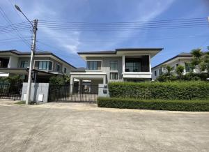 For RentHousePathum Thani,Rangsit, Thammasat : For rent / For sale 2-storey detached house, Delight Village, Don Mueang-Rangsit 2-Storey Detached house with furniture Fully furnished