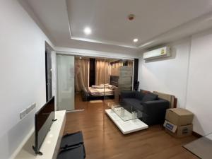 For RentCondoNawamin, Ramindra : Park Exo Kaset-Nawamin / 33.02 sq m. Building A, 1st floor, beautiful garden view *