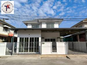 For SaleTownhouseNawamin, Ramindra : Price reduced from 4.2 million to 3.99 million. 2-storey detached house, KC Village, Ram Intra 2, KC2, Soi Hathai Rat 39, Khlong Sam Wa, Bangkok, newly renovated, ready to move in, main road