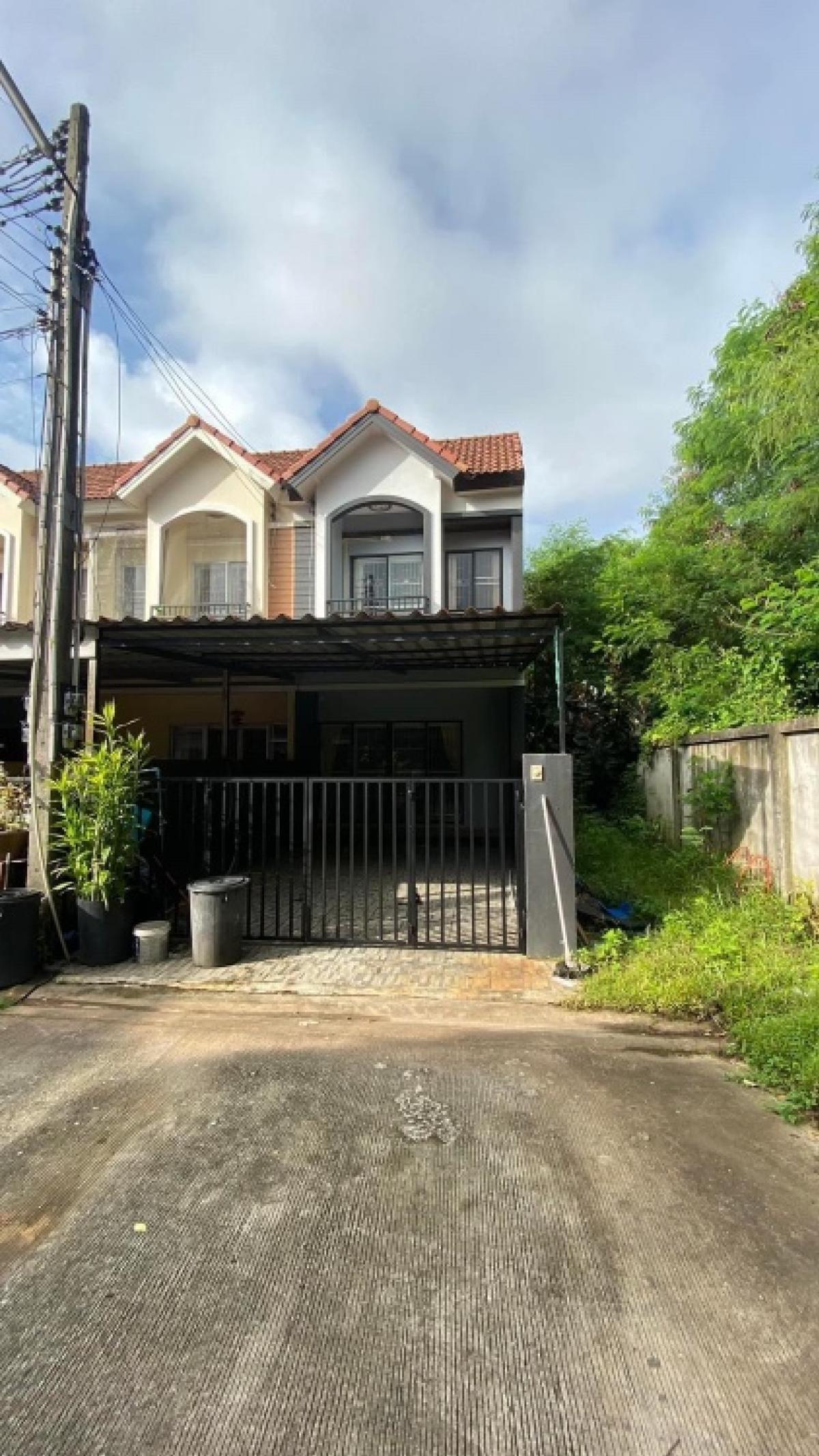 For SaleTownhouseRayong : 2-storey townhouse, last corner, Thap Ma Subdistrict, Mueang Rayong District