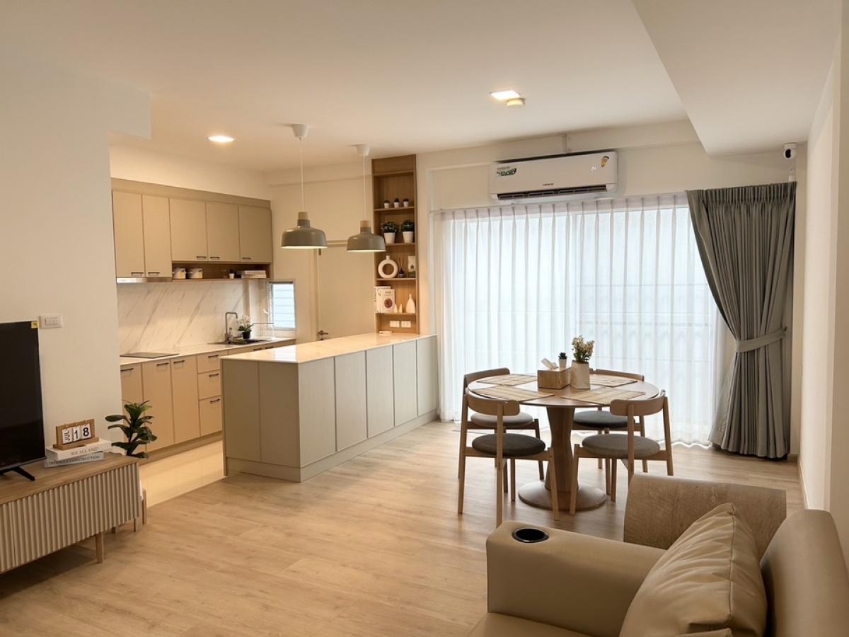 For RentTownhouseBangna, Bearing, Lasalle : Townhome Indy 2 Bangna Ramkhamhaeng 2 (Area 24.2 sqw. 122 sqm.) 3 Bed 3 Bath 2 Parking car Rent 42,000/month Fully furnished ✅ 𝐋𝐢𝐧𝐞 : @𝐬𝐚𝐧𝐡𝐚𝐩𝐫𝐨𝐩𝐞𝐫𝐭𝐲