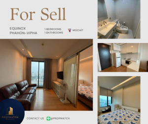 For SaleCondoLadprao, Central Ladprao : Condo for sale near Chatuchak Park, Equinox Phahol-Vipha, room in good condition