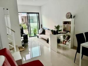 For RentTownhouseBangna, Bearing, Lasalle : K-6002 Urgent for rent! Patio Bangna Ring Road, ready to move in house, near Suvarnabhumi Airport