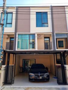 For RentTownhouseBangna, Bearing, Lasalle : Townhome for rent, Altitude Kraf Bangna project, near Mega Bangna, only 10 minutes to reach, fully furnished, ready to move in