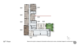 Sale DownCondoAri,Anusaowaree : For sale: Noble evo ari, 32nd floor, has a garden, size 34.5 sq m.