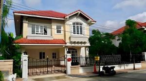 For SaleHouseLadkrabang, Suwannaphum Airport : JW04 Single house for sale, Phatra Village, On Nut-Wongwaen, Sukhaphiban 2 Road #near Mega Bangna #Prawet area