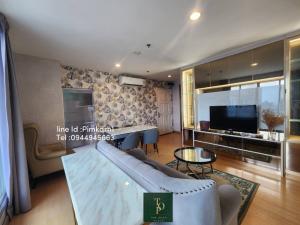 ให้เช่าคอนโด : Life @ Sukhumvit 65 <<2 Bedrooms For Rent>> 📍Location: 300m. to BTS Phra Khanong :Fully Furnished