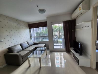 For RentCondoWongwianyai, Charoennakor : Condo For Rent | Pool View 2 Bedrooms , 2 Bathrooms “Dbura Prannok” 69 Sq.m. Near MRT Fai Chai