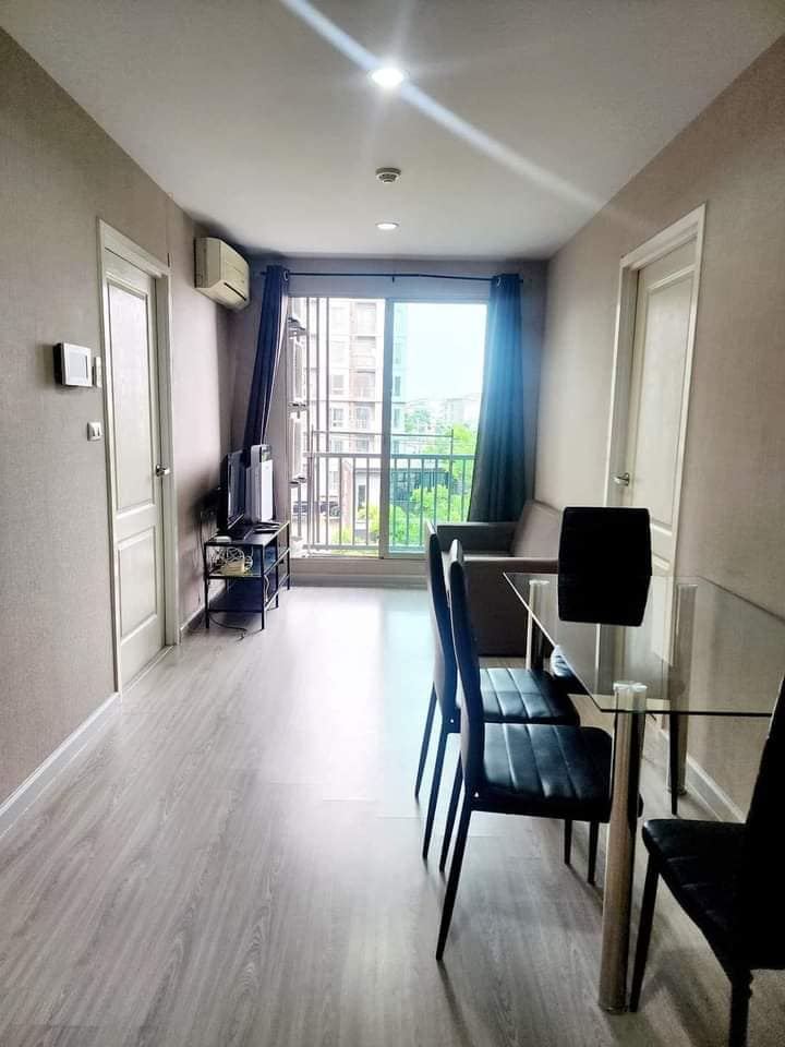 For RentCondoRatchadapisek, Huaikwang, Suttisan : Condo for rent: The Privacy Ratchada-Sutthisan (2 bedrooms), 4th floor, near MRT Sutthisan Station