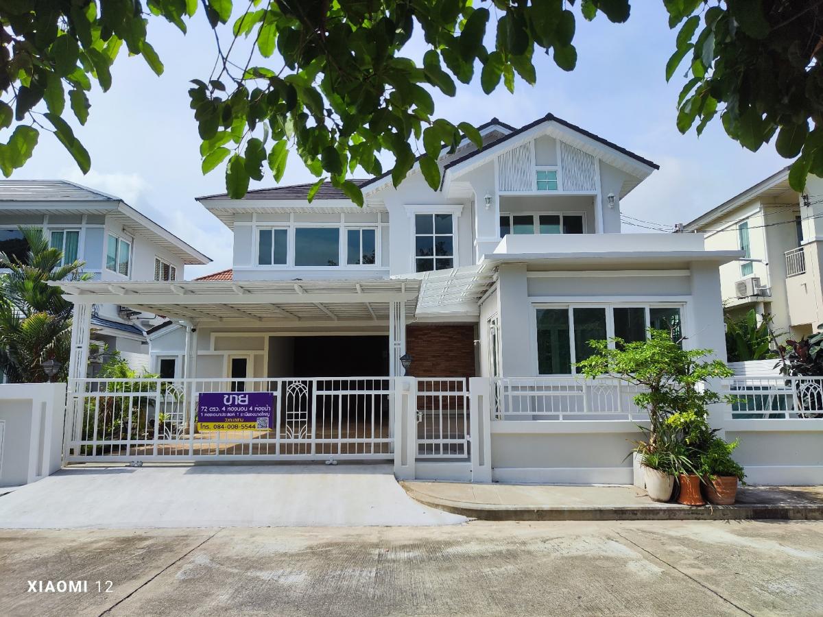 For SaleHouseLadkrabang, Suwannaphum Airport : House with lake view