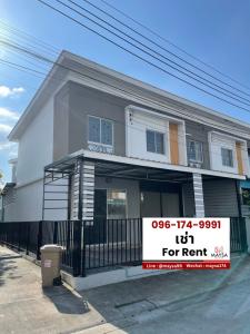 ให้เช่าทาวน์เฮ้าส์/ทาวน์โฮมสมุทรปราการ สำโรง : 🏡  ให้เช่า พฤกษา 74 ศรีนครินทร์-เทพารักษ์ (ซอยทรัพย์บุญชัย28) เดือนละ 10000 บาท   🚅 ใกล้รถไฟฟ้าสายสีเขียว สถานี ศรีนครินทร์ 3.4 กม  >> พร้อมเข้าอยู่ วันที่ 6 พ.ย. นี้ ✅✅