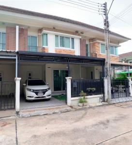 For RentTownhouseSriracha Laem Chabang Ban Bueng : For rent: 2-storey townhouse, 3 bedrooms, The Central Village 2, Sriracha (pets allowed)