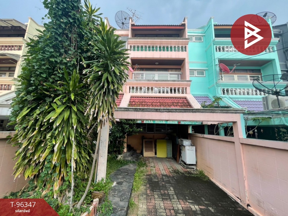 For SaleHouseSathorn, Narathiwat : Single house for sale, Romsuk Villa Village, Bang Kho Laem, Bangkok