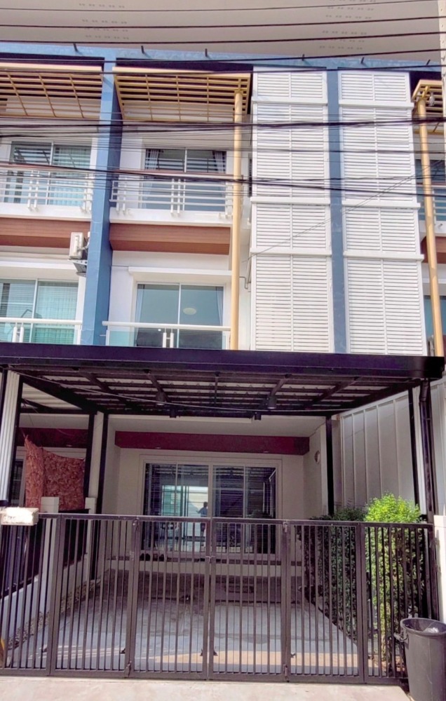 For RentTownhouseVipawadee, Don Mueang, Lak Si : For rent: 3-storey townhouse, Chuen Chuen Modus Vibhavadi, Lak Si, 3 bedrooms, near Don Mueang Airport, MRT, Red, Pink