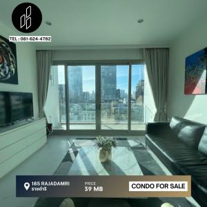 For SaleCondoWitthayu, Chidlom, Langsuan, Ploenchit : For sale 185 Rajadamri, 2 bedrooms, 2 bathrooms, 110 sq.m. DBC-15-S430