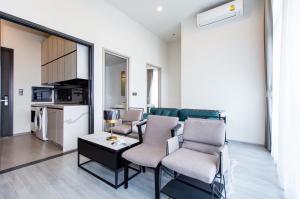 For RentCondoOnnut, Udomsuk : Condo for rent: The Line Sukhumvit 101, near BTS Punnawitthi, only 150 meters, 2 bedrooms, 1 bathroom, new room, beautiful, comfortable to live in