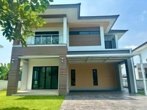 For SaleHouseKhon Kaen : Modern luxury house for sale, area 118.2 square meters, near Bueng Kaen Nakhon Lake.