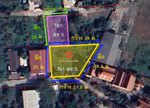 For SaleLandNonthaburi, Bang Yai, Bangbuathong : For sale: Land on Tiwanon Rd, Pak Kret, Bang Phut, 181 sq.wa., Near Muang Thong Thani.