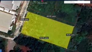 For SaleLandPattanakan, Srinakarin : Land for sale in Krungthep Kreetha, Soi 8, Intersection 16, size 19 x 40 m., 190 sqw, selling price 90,000 baht per sqw. total 17.1 m.