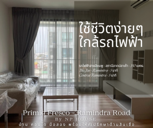 For SaleCondoNawamin, Ramindra : Live simply near the BTS Lad Pla Kao Station.