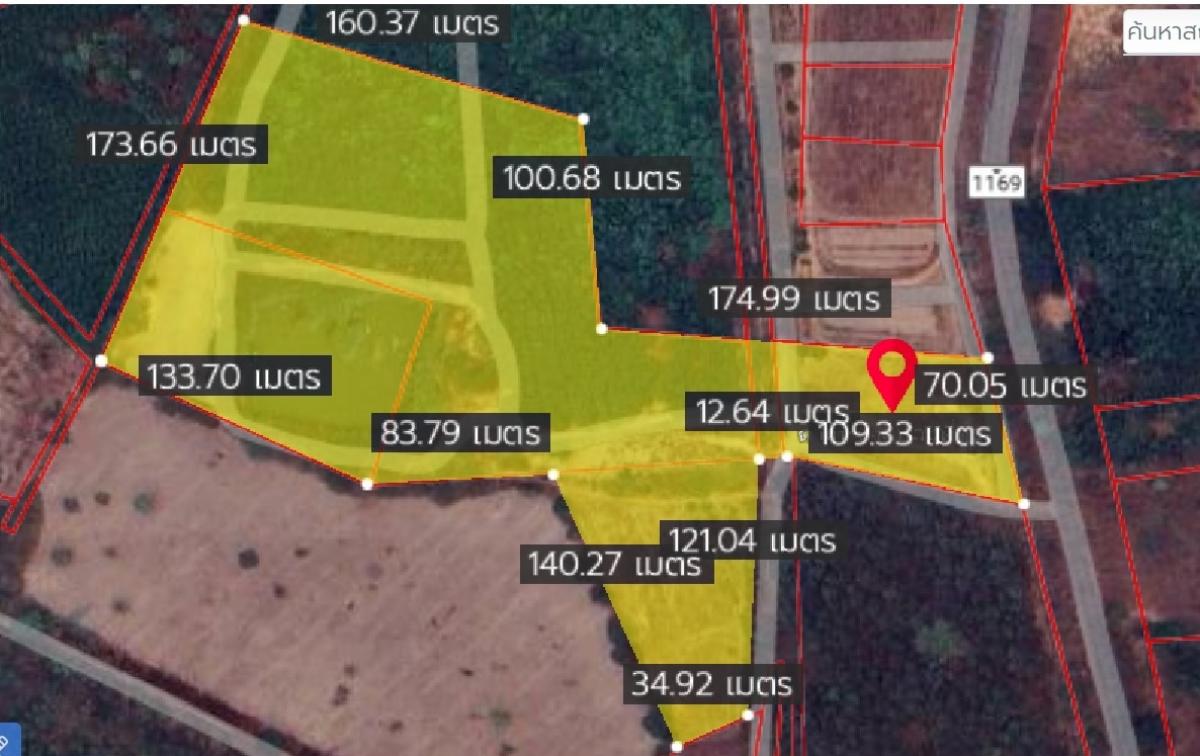 For SaleLandNan : For sale: Rubber plantation land, on the main road, Phu Phiang District, Nan Province, 33 rai, only 10 minutes from the city.