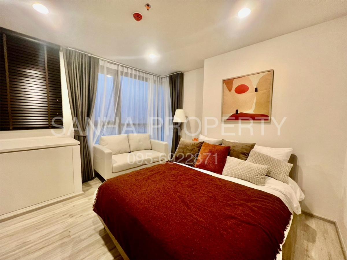 ให้เช่าคอนโดรัชดา ห้วยขวาง : (𝐅𝐨𝐫 𝐑𝐞𝐧𝐭) XT HUAIKHWANG (Area 30 Sqm.)⭐️1Bed 1Bath floor 28⭐️ Price 𝟏𝟔,𝟎𝟎𝟎/𝐦𝐨𝐧𝐭𝐡 Fully furnished ครบพร้อมอยู่ ใกล้ MRT ห้วยขวาง✅ 𝐋𝐢𝐧𝐞 : @𝐬𝐚𝐧𝐡𝐚𝐩𝐫𝐨𝐩𝐞𝐫𝐭𝐲