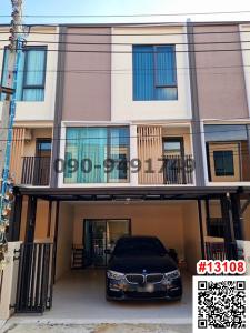 For RentTownhouseBangna, Bearing, Lasalle : For rent: 3-storey townhouse, Altitude Craft Bangna, near Mega Bangna, fully furnished, ready to move in