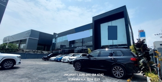 For RentShowroomPinklao, Charansanitwong : For rent-Sale of 2-storey showroom with car service center, with elevator to lift cars up to the 2nd floor, car showroom on Ratchaphruek-Nakhon In Road, near The Walk, Central Westville Ratchaphruek