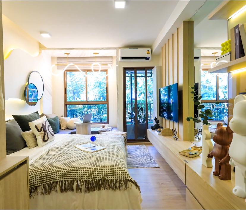 Sale DownCondoSukhumvit, Asoke, Thonglor : White down payment, cheapest room now, no longer for sale, Quintara My Zen Phrom Phong QUINTARA MHy//'ZEN PHROM PHONG 21 sq m, only 2.35 million baht, good view, beautiful