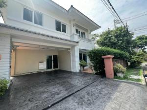 For RentHouseRama5, Ratchapruek, Bangkruai : Single house for rent, Casa Ville Ratchaphruek Village, heading to Road 345, opposite Robinson Ratchaphruek, convenient travel, fully furnished, ready to move in