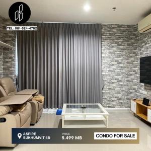 For SaleCondoOnnut, Udomsuk : For sale Aspire Sukhumvit 48, 2 bedrooms, 2 bathrooms, 64.59 sq.m. DBC-4-S433