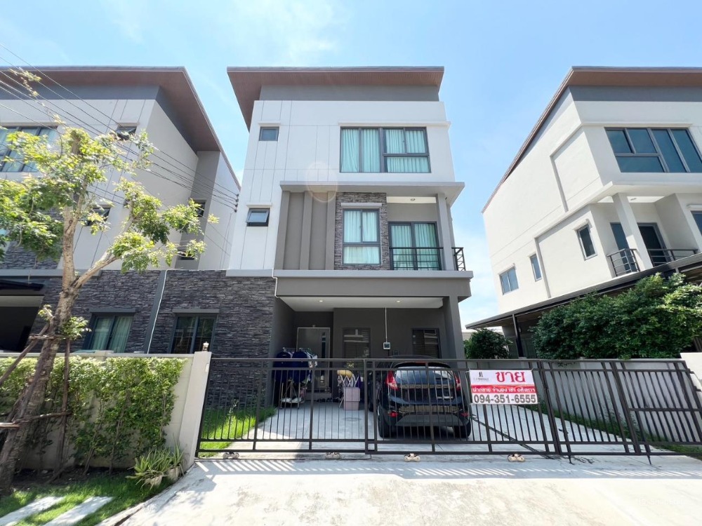 For SaleHouseMin Buri, Romklao : Luxury twin house, Baan Klang Muang, The Edition, Rama 9-Krungthep Kreetha