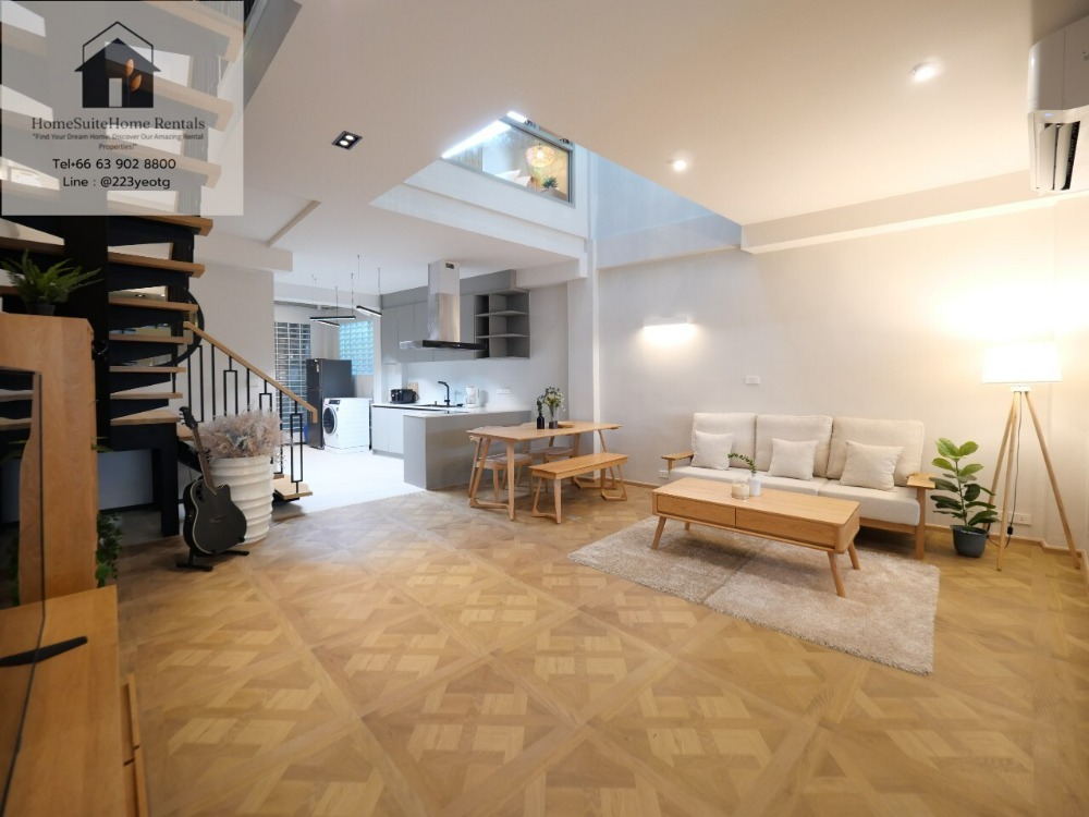 For RentTownhouseSukhumvit, Asoke, Thonglor : ✨ Rare Find 2-Story Townhome for Rent - Pet-Friendly & Fully Renovated! ✨