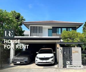 ให้เช่าบ้านบางนา แบริ่ง ลาซาล : House for rent at Mantana Bangna km.7, Fully furnished (call: 0966965333)