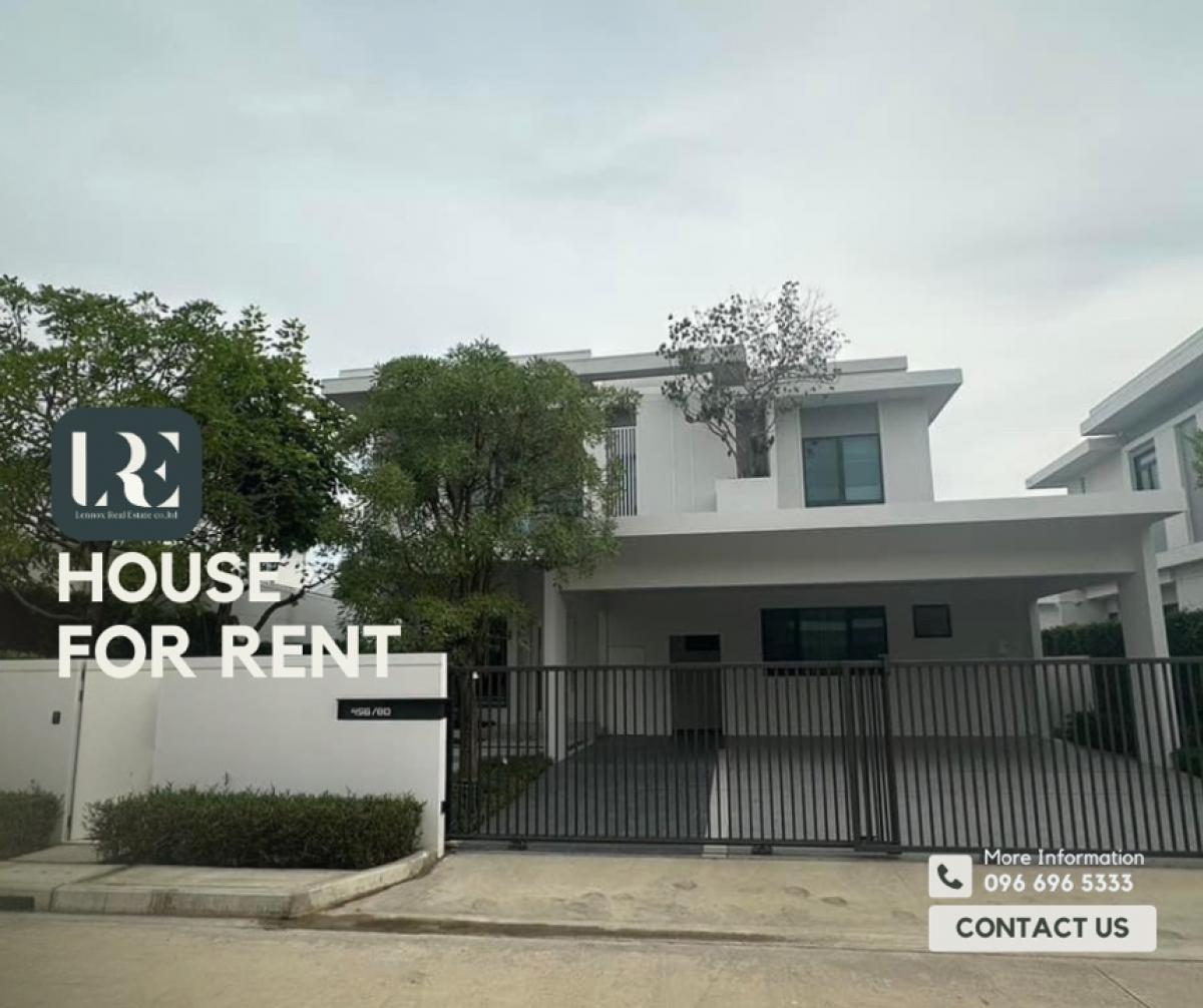 ให้เช่าบ้านบางนา แบริ่ง ลาซาล : House for rent at Mantana Bangna km.15, Fully furnished (call: 0966965333)