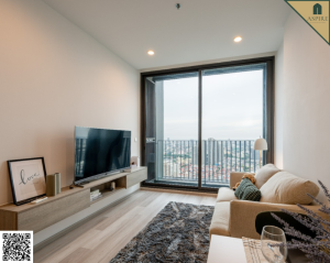 For SaleCondoOnnut, Udomsuk : [For Sale] Whizdom Essence Sukhumvit, Newly decorated condo, High floor, Near BTS Punnawithi 400 m