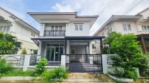 For SaleHouseNawamin, Ramindra : Single house for sale, Buriram Village, along Khlong Song 23, Ram Intra - Safari World area, ready to move in